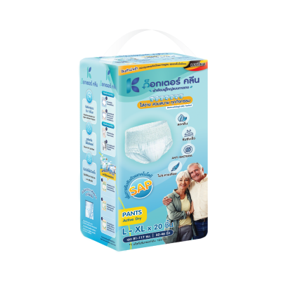 ผ้าอ้อมผู้ใหญ่ Dr.Klean (กางเกง) #L-XL (20ชิ้น/แพ็ค)