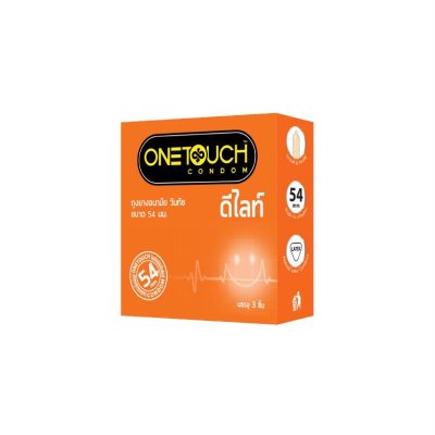 ONETOUCH  ดีไลท์ (ผิวเรียบ) 54mm. 1*3ชิ้น