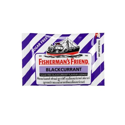 FISHERMAN ม่วง-ขาว รสแบร็คคอร์เรนท์