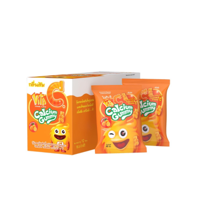 VITA-C CALCIUM GUMMY 40g. ส้ม
