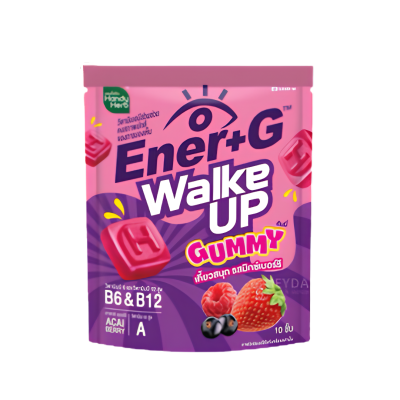 Ener+G Walke UP Gummy (มิกซ์เบอร์รี)