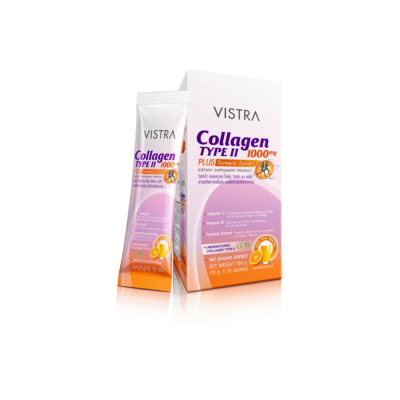 VISTRA COLLAGEN TYPE II PLUS TURMERIC 10ซอง