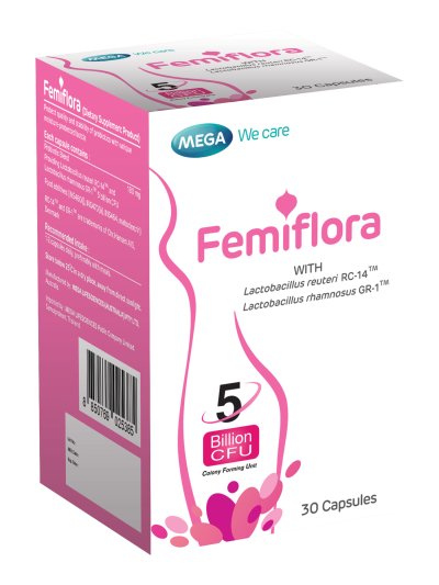 FEMIFLORA 5billion CFUs 30'S