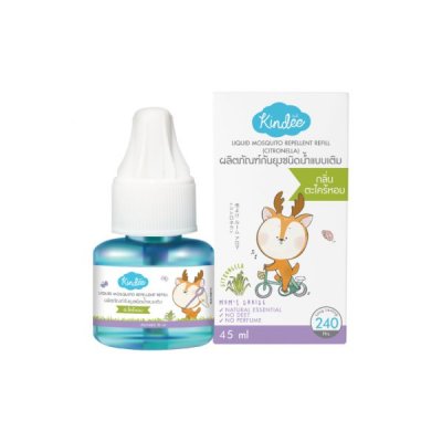 คินดี้ ผลิตภัณฑ์กันยุง ชนิดน้ำแบบเติม 45ml.