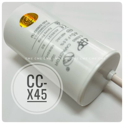 คาปาซิเตอร์ 45uF 450V Running Capacitor CC-X45