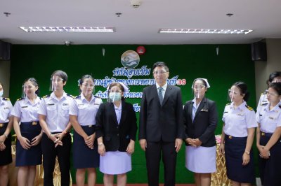 พิธีมอบเข็ม พนักงานผู้ช่วยทางการพยาบาลรุ่นที่ 39 ณ โรงเรียนเดอะแคร์การบริบาล 