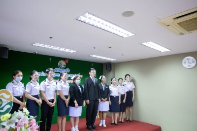 พิธีมอบเข็ม พนักงานผู้ช่วยทางการพยาบาลรุ่นที่ 39 ณ โรงเรียนเดอะแคร์การบริบาล 