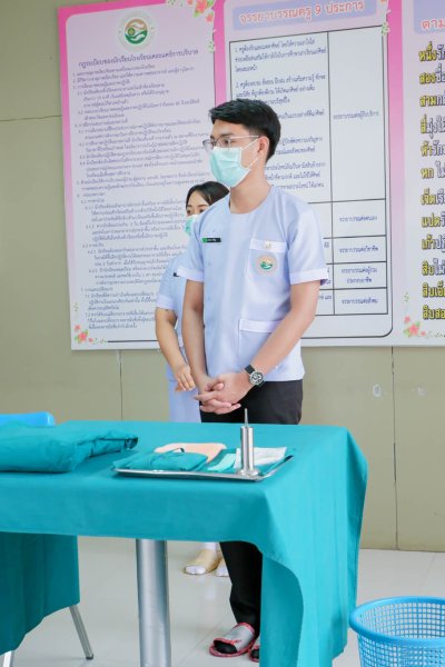นักเรียนพนักงานผู้ช่วยพยาบาล เดอะแคร์การบริบาลรุ่นที่ 41 สอบวัดผลภาคทักษะก่อนออกฝึกภาคปฎิบัติ ( The Care Skill Day )