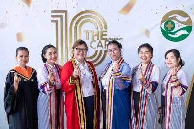 พิธีรับใบประกาศนียบัตร และรับมอบเข็ม ปี 2565