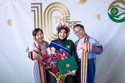 พิธีรับใบประกาศนียบัตร และรับมอบเข็ม ปี 2565