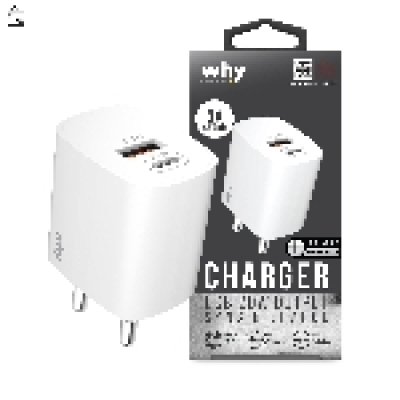 หัวชาร์จ 20W Why Airforce Wall Charger 3A WC-3082 USB 3.0 และ Type-C