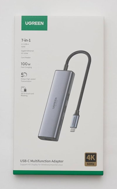 UGREEN USB C Audio Adapter Support HD Display for Windows/macOS/Linux