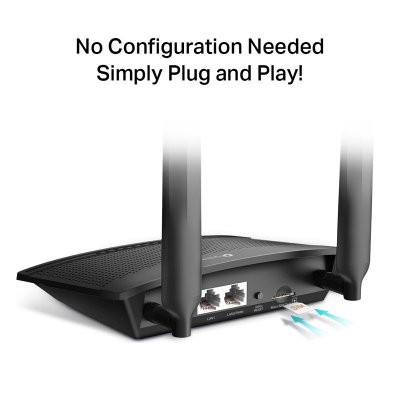TP-LINK TL-MR100 4G LTE Router 300Mbps เราเตอร์ใส่ซิม (Wireless N 4G LTE Router)รองรับ 4G ทุกเครือข่าย ประกัน Synnex 3ปี