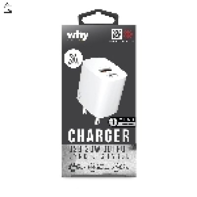 หัวชาร์จ 20W Why Airforce Wall Charger 3A WC-3082 USB 3.0 และ Type-C