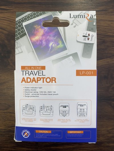 Lumira LP-001 Travel Adapter Universal Adapter All in One หัวแปลงปลั๊กทั่วโลก