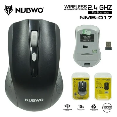 Nubwo เมาส์ Wireless ไร้เสียงรบกวน รุ่น NMB-017 Wireless Mouse