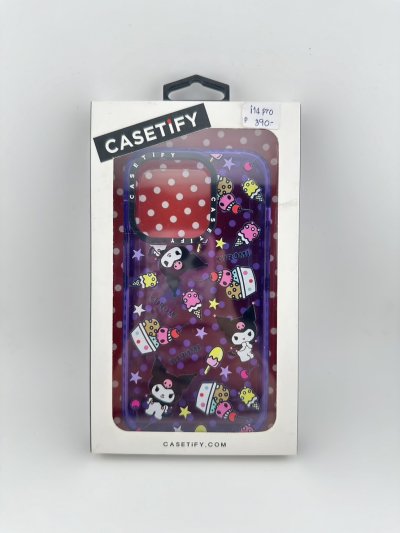 Casetify cases iPhone 14pro ชิเนม่อนม่วง