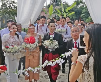 งานแต่งงานพิธีเช้าวังราชพฤกษ์