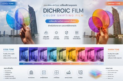 Dichroic Film – Color Shifting Architectural Film
