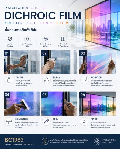 Dichroic Film – Color Shifting Architectural Film