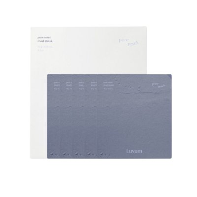 Luvum Pore Reset Mud Mask สีดำ -กล่อง มาส์กหน้าเกาหลี มาส์กหน้า มาส์กกระชับรูขุมขน