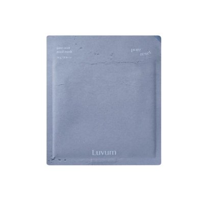 Luvum Pore Reset Mud Mask สีดำ - แผ่น มาส์กหน้าเกาหลี มาส์กหน้า มาส์กกระชับรูขุมขน