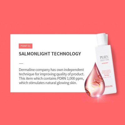 Dermaline PDRN solution ACTIVING toner 200ml โทนเนอร์เกาหลี โทนเนอร์pdrn ช่วยให้ผิวขาวใสและริ้วรอย