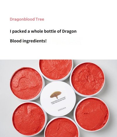 SHEGAIA RDRAGONBLOOD EXOSOMEPORE PROCEDURE MASK