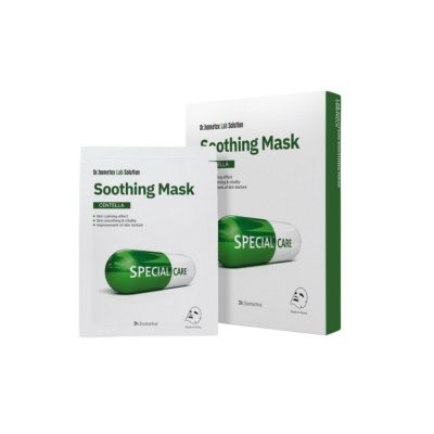 dr.hometox soothing mask กล่อง (10 แผ่น) มาส์กหน้าเกาหลี มาส์กปลอบประโลม มาส์กหน้าคุณหมอ