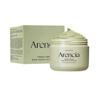 ARENCIA FRESH GREEN RICE MOCHI CLEANSER สีเขียว