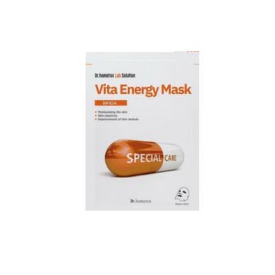 dr.hometox Vita energy mask  1 แผ่น มาส์กหน้าเกาหลี มาส์กลดเลือนริ้วรอย มาส์กหน้าคุณหมอ