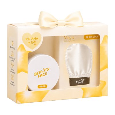 Summer Scrub Good Bye Bumpy Skin Body Scrub & Magic Peeling Glove สครับผิวกาย AHA 5% ผิวใส เรียบเนียน พร้อมถุงมือขัดผิว 240g