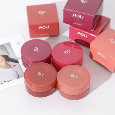 AOU Floofy Matte Balm - 01 CORAL BALM ลิปAOU  ลิปเกาหลี ลิปแมตต์จาก aou สีชัด ไม่ตกร่อง ติดทน