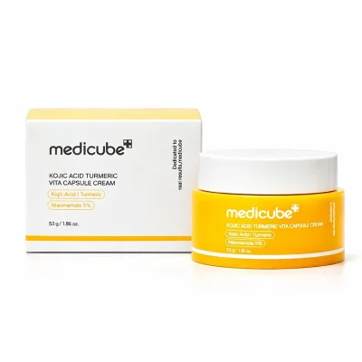 ครีมแคปซูล medicube Kojic Acid Turmeric Vita Capsule Cream พร้อมกล่องของแท้ บำรุงผิวกระจ่างใส