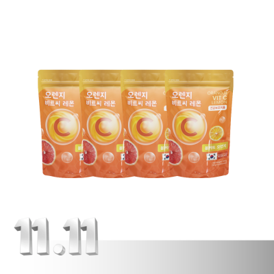 VIT C PLUS  ( ORANGJII VIT C LEMON ) 4 ห่อ