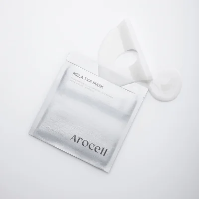 ซองมาส์ก AROCELL MELA TXA MASK พร้อมแผ่นมาส์กไฮโดรเจลและเนื้อเซรั่มเข้มข้น