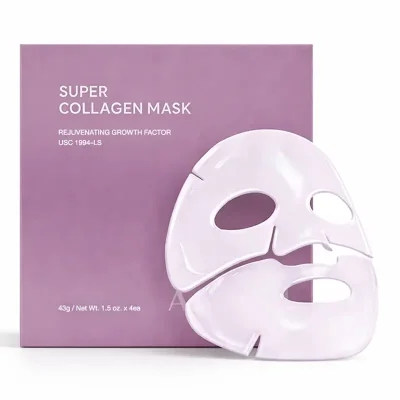 Super Collagen Mask AROCELL มาส์กคอลลาเจน 3 ชั้นจากเกาหลี ช่วยยกกระชับผิวหน้า ลดริ้วรอย เพิ่มความชุ่มชื้นและความกระจ่างใส