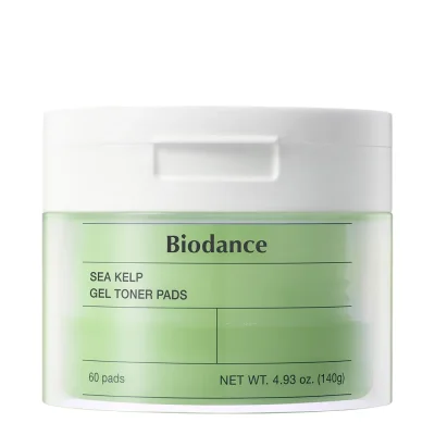 โทนเนอร์แพด Biodance Sea Kelp Gel Toner Pads ช่วยปลอบประโลมผิว ลดสิวผด สำหรับผิวมันแพ้ง่าย