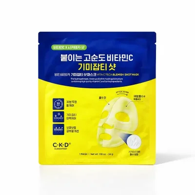 CKD Vita C Teca Blemish Shot Mask มาส์กหน้าวิตซี ไฮโดรเจล เกาหลี