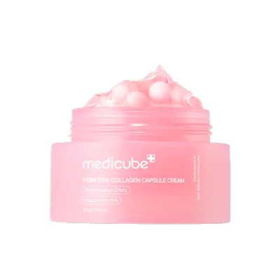 ครีมแคปซูล Medicube PDRN Pink Collagen สูตรเข้มข้นผสม Niacinamide 5% ช่วยลดริ้วรอยและยกกระชับผิว