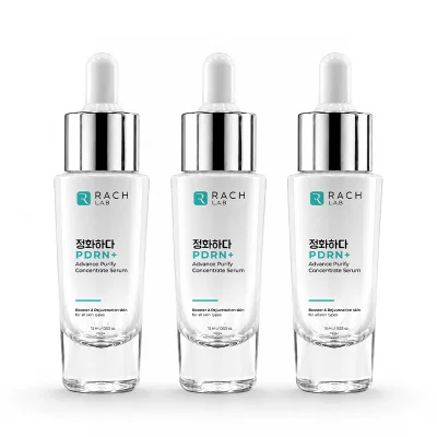 โปรโมชั่น เซต 3 ขวด RACH L.A.B PDRN+ Advance Purify Concentrate Serum เซรั่มบำรุงผิวเข้มข้น ช่วยฟื้นบำรุงผิว เติมความชุ่มชื้น และช่วยให้ผิวดูเรียบเนียนสุขภาพดี