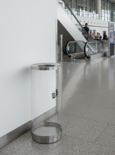 ถังขยะใส