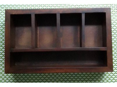 ถาดไม้ ถาดชากาแฟ กล่องแบ่งช่องใส่ชากาแฟ