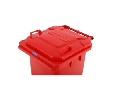 ถังขยะสีแดง