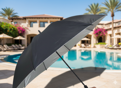 ร่ม ร่มกอล์ฟ ขนาด 30 นิ้ว เคลือบ UV สั่งทำโลโก้ได้