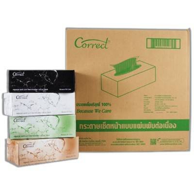 กระดาษเช็ดหน้า กระดาษเช็ดหน้าชนิดกล่อง Facial Tissue