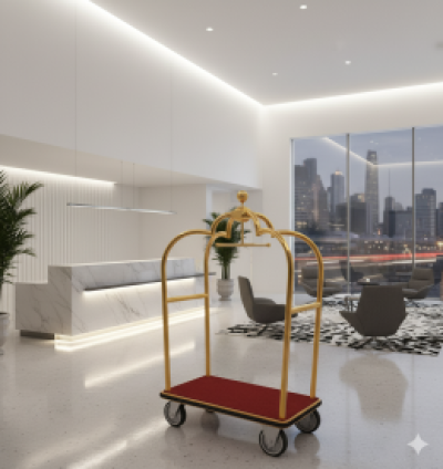 รถเข็นกระะเป๋าโรงแรม