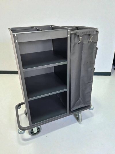 รถเข็นแม่บ้านโครงเหล็ก