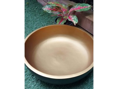 อ่างล้างเท้า อ่างไม้ อ่างสปา อ่างล้างเท้าสปา สีดำ-ทอง