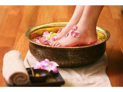 อ่างล้างเท้าทองเหลือง